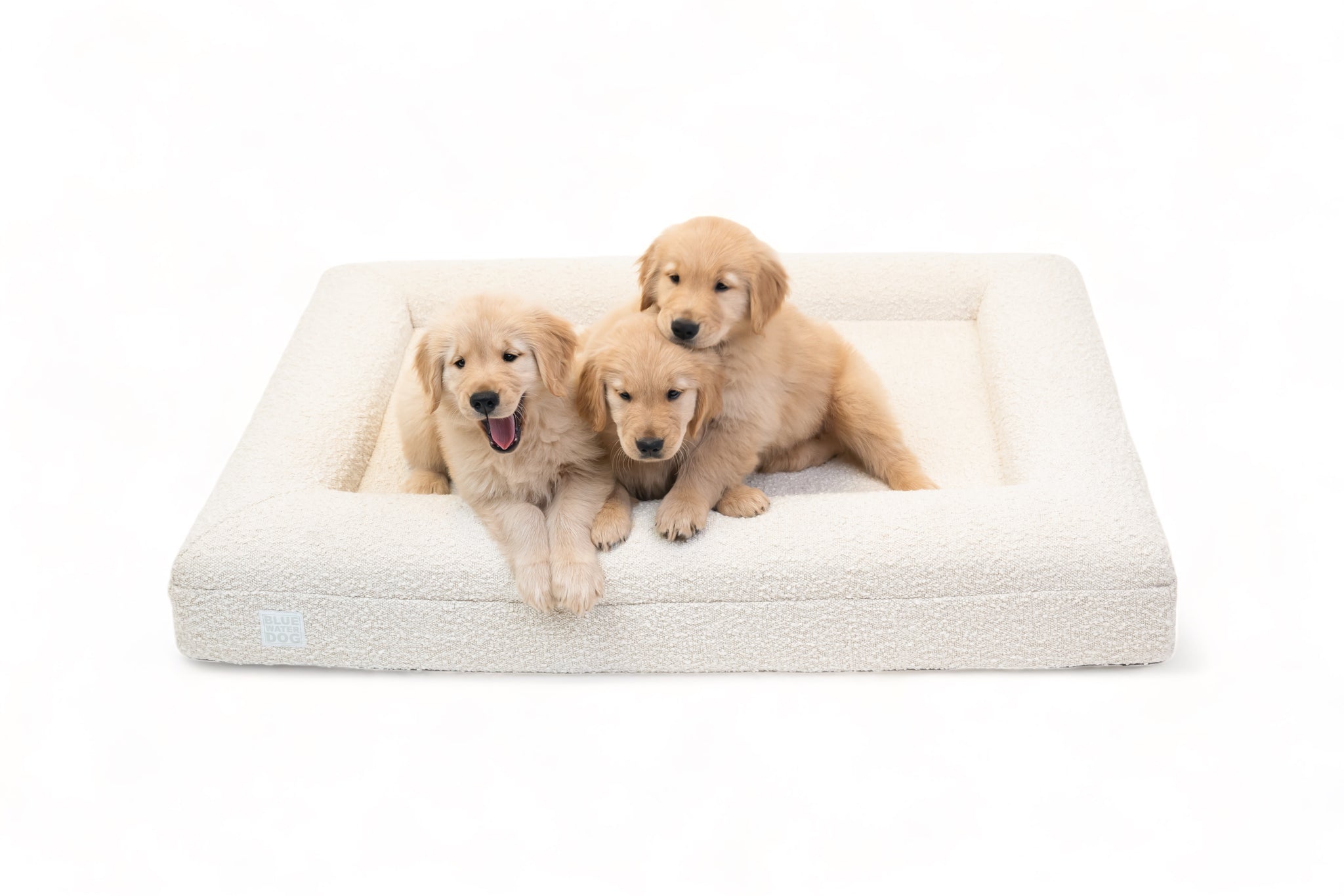 Bluewater Dog Luxury Bouclé Orthopedic Dog Beds & Covers