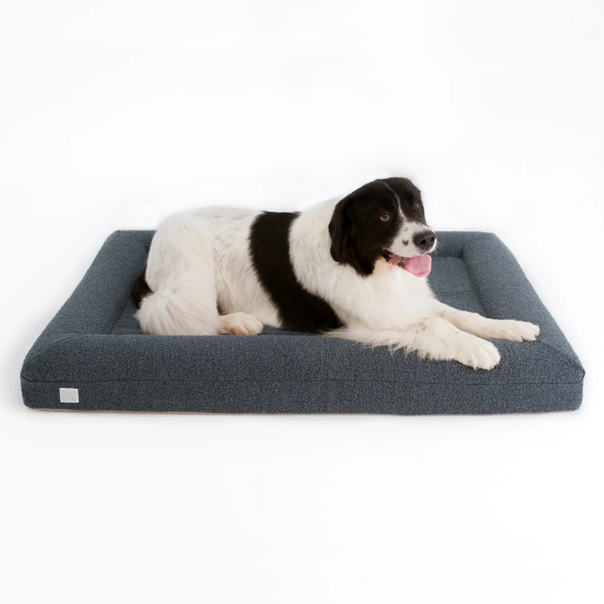 Extra Large Bouclé Orthopedic Bed
