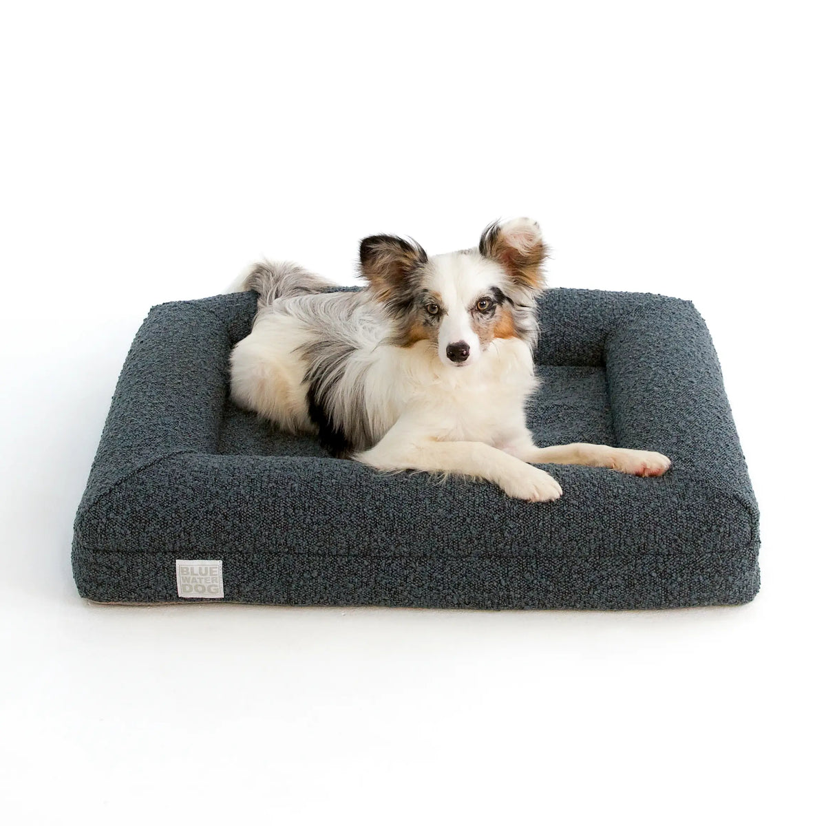 Small Bouclé Orthopedic Bed