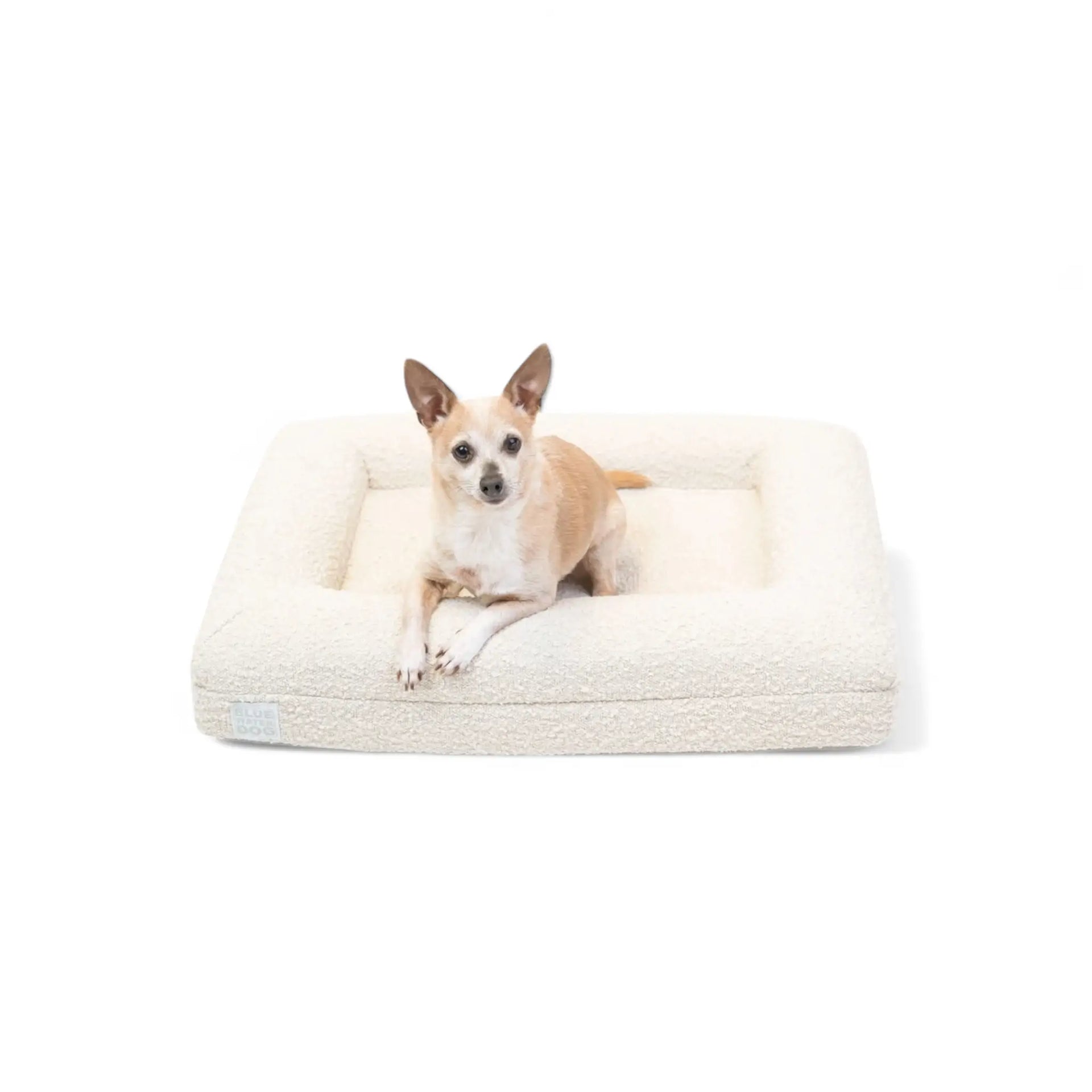 Small Bouclé Orthopedic Bed